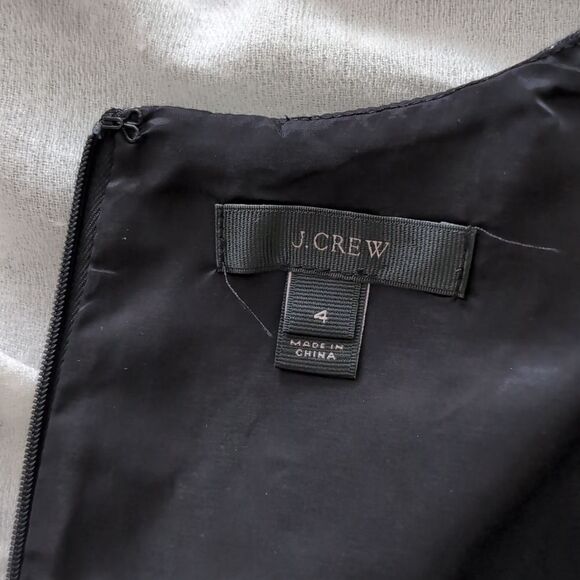 J. Crew fitted Geometric Tapestry Jacquard Sheath Dress size 4 nwot - Picture 10 of 12